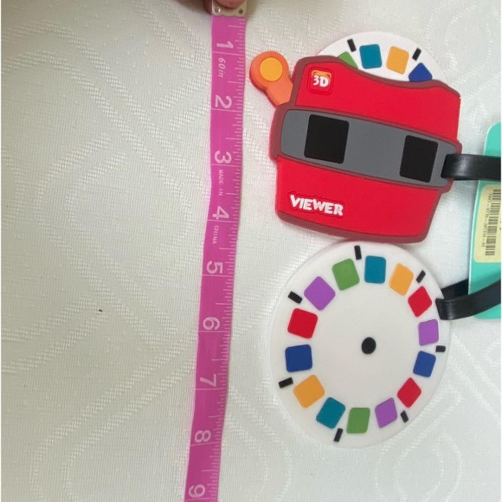 NWT- the cutest "retro" LUGGAGE TAGS- make your suitcase stand out! Two pack!!